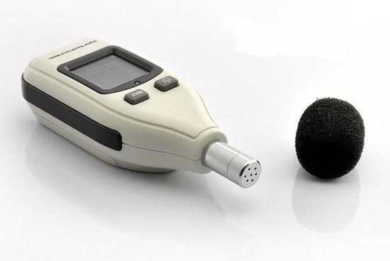 D180 mini decibelmeter 35 tot 130 decibel - Geluidsmeter - LCD scherm
